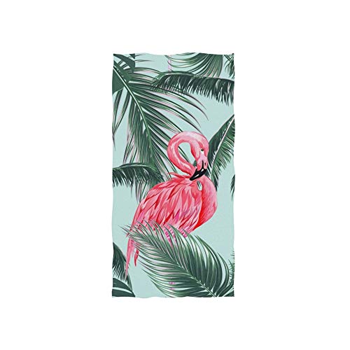 GQWJKSZ Flamingo Plame Leave Face Handtuch Gym Spa Bad Handtuch von GQWJKSZ