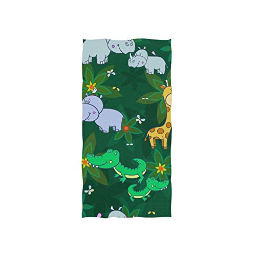 GQWJKSZ Krokodil-Camouflage-Badetuch-Gesichts-Gymnastik-Spa-Handtuch von GQWJKSZ