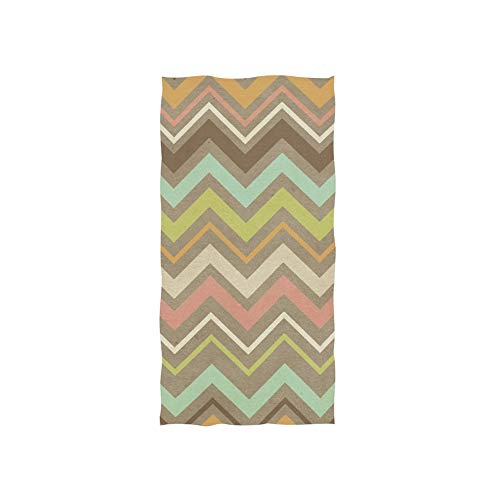 GQWJKSZ Vintage Chevron Streifen Badetuch Gesicht Gym Spa Handtuch von GQWJKSZ