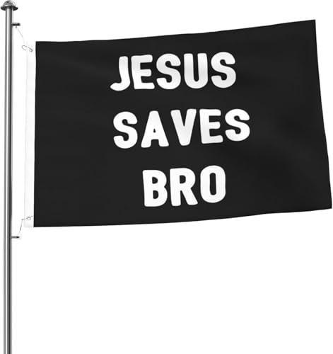 Jesus rettet Bruder Flagge 2x3 FT Helle Flaggen von GQWJKSZ