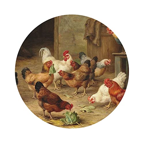 Lederuntersetzer mit Aufdruck „Roast Chicken Hen Farm, 6er-Set, Kaffee-Tee-Untersetzer, Vier Formen zur Auswahl Lederuntersetzer mit Aufdruck „Roast Chicken Hen Farm, 6er-Set, Kaffee-Tee-Untersetzer, Vier Formen zur Auswahl von GQWJKSZ