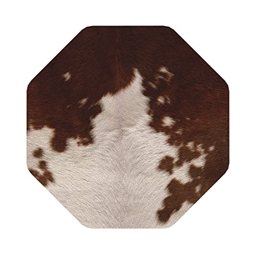 Rotbraune Lederuntersetzer mit Rindsledermuster, 6er-Set, Kaffee-Tee-Untersetzer, Vier Formen zur Auswahl Rotbraune Lederuntersetzer mit Rindsledermuster, 6er-Set, Kaffee-Tee-Untersetzer, Vier Formen zur Auswahl von GQWJKSZ