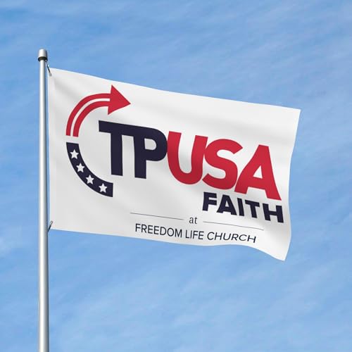 Turning Point USA TPUSA Freedom Life Home Flagge 2x3 Fuß für Veranda, Außen- und Innenbereich, Hinterhof, Rasen, hängende Dekoration, Hofflagge, Banner, Schild Turning Point USA TPUSA Freedom Life Home Flagge 2x3 Fuß für Veranda, Außen- und Innenbereich, Hinterhof, Rasen, hängende Dekoration, Hofflagge, Banner, Schild von GQWJKSZ