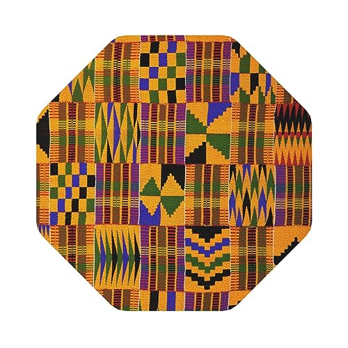 Untersetzer aus Leder mit afrikanischem Webmuster, 6er-Set, Kaffee-Tee-Untersetzer, Vier Formen zur Auswahl Untersetzer aus Leder mit afrikanischem Webmuster, 6er-Set, Kaffee-Tee-Untersetzer, Vier Formen zur Auswahl von GQWJKSZ