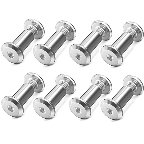 50 Stück Verbindungsschrauben M3 x 10 mm, 304 Edelstahl A2 V2A Hülsenschrauben Möbelschrauben für Schrankverbinder, Möbelverbinder, Schränken, Holzbrettern 50 Stück Verbindungsschrauben M3 x 10 mm, 304 Edelstahl A2 V2A Hülsenschrauben Möbelschrauben für Schrankverbinder, Möbelverbinder, Schränken, Holzbrettern von GQunit