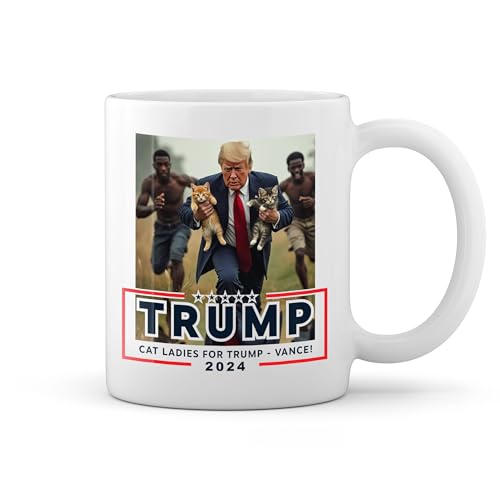 Cat Ladies Trump Vance Weiße Tasse Mug Cat Ladies Trump Vance Weiße Tasse Mug von GR8Shop