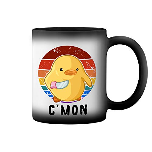 Duck With Knife C'mon Retro Black Magic Tasse Mug Duck With Knife C'mon Retro Black Magic Tasse Mug von GR8Shop
