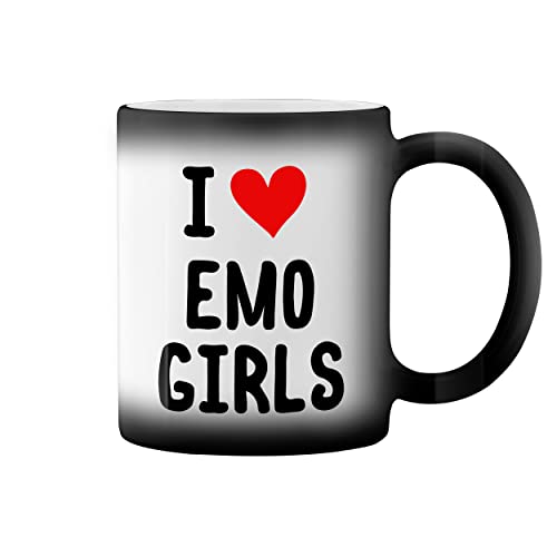 I Love Emo Girls Black Magic Tasse Mug von GR8Shop