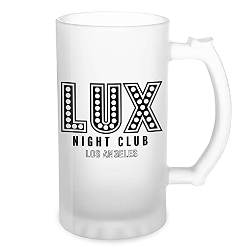 Lux Night Club Lucifer Morningstar Transparent Bierkrug Stein 500ml Tasse von GR8Shop