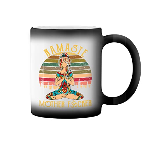 Namaste Mother fucker Yoga SymbolBBB Black Magic Tasse Mug von GR8Shop
