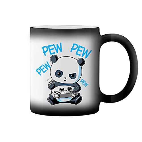 Pew Pew Madafakas Panda Black Magic Tasse Mug von GR8Shop
