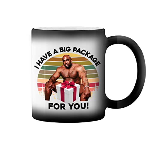 Retro I Have a big package for You with Barry Wood Black Magic Tasse Mug von GR8Shop