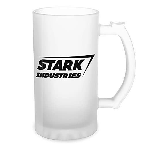 Stark Industries Transparent Bierkrug Stein 500ml Tasse von GR8Shop