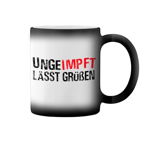 Ungeimpft Lasst Grussen Black Magic Tasse Mug von GR8Shop