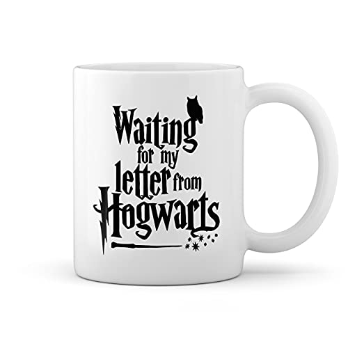 Waiting For My Letter From Hogwarts Weiße Tasse Mug von GR8Shop