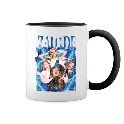 Zah1De Lover Zahide Weiße Tasse Mug mit schwarzen Felgen & Griff von GR8Shop