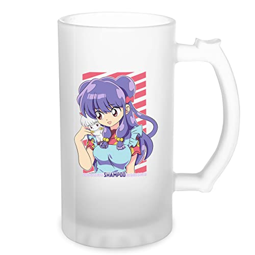 ranma 1/2 shampoo anime lover Transparent Bierkrug Stein 500ml Tasse von GR8Shop