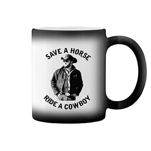 save a horse ride a cowboy Black Magic Tasse Mug von GR8Shop