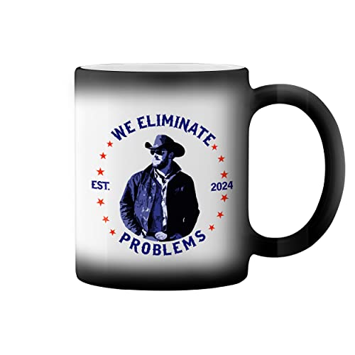 we eliminate problems Dutton Ranch Cowboy Black Magic Tasse Mug von GR8Shop