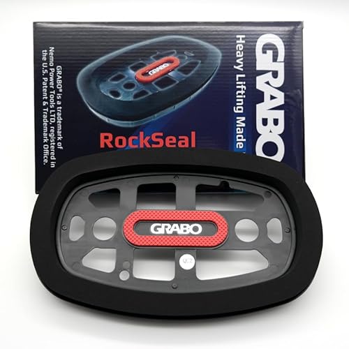 GRABO Rock Seal – Dichtungssystem für unebene Oberflächen | Entwickelt für GRABO Plus und Pro | Überbrückt Höhenunterschiede bis 1 cm | Kompatibel mit allen GRABO Modellen von GRABO
