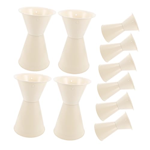 GRADENEVE 10 Stück Blumenstrauß Innenhülsen Stabiler Bouquet Halter mit Fester Basis für Arrangements Geeignet für Büro Zuhause und Partys Weiß Mittelgroß GRADENEVE 10 Stück Blumenstrauß Innenhülsen Stabiler Bouquet Halter mit Fester Basis für Arrangements Geeignet für Büro Zuhause und Partys Weiß Mittelgroß von GRADENEVE