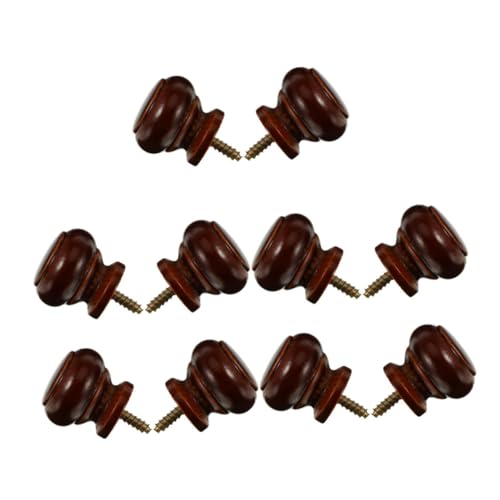 GRADENEVE 10 Stück Runde Holzgriffe Ergonomische Einzel-loch Möbelknöpfe Kratzfeste Schrankgriffe für Kommoden Türen Kleiderschränke Komfortabler Griff GRADENEVE 10 Stück Runde Holzgriffe Ergonomische Einzel-loch Möbelknöpfe Kratzfeste Schrankgriffe für Kommoden Türen Kleiderschränke Komfortabler Griff von GRADENEVE