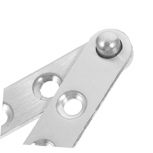 GRADENEVE 10 Stück Teiliges Drehbare Türscharniere aus Edelstahl Verdeckte Kleine Drehbänder für Holztüren Langlebige Schrank Möbelscharniere mit Einfacher Montage und Nahtlosem Design von GRADENEVE