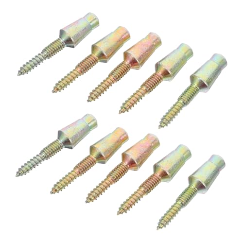 GRADENEVE 10 Stück Teiliges Türscharnier-sicherheits-schraubenset aus Kohlenstoffreichem Stahl Selbstbohrend Doppelte Gewinde für Starke Befestigung Rostbeständig Geeignet für Schrank- Tor GRADENEVE 10 Stück Teiliges Türscharnier-sicherheits-schraubenset aus Kohlenstoffreichem Stahl Selbstbohrend Doppelte Gewinde für Starke Befestigung Rostbeständig Geeignet für Schrank- Tor von GRADENEVE