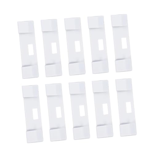GRADENEVE 10 Stück Teiliges Weiße Metall Klammern für Senkrechte Jalousien Langlebige Ersatz Vane Saver Clips zur Einfachen Reparatur von Gardinenlamellen Verschleißfest und Passend GRADENEVE 10 Stück Teiliges Weiße Metall Klammern für Senkrechte Jalousien Langlebige Ersatz Vane Saver Clips zur Einfachen Reparatur von Gardinenlamellen Verschleißfest und Passend von GRADENEVE