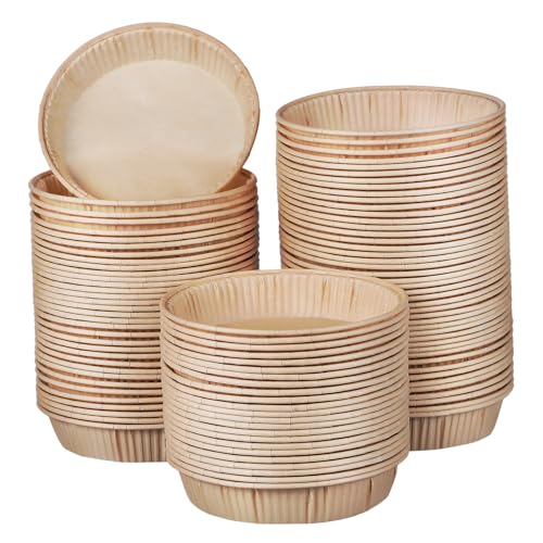 GRADENEVE 100Stücke Mini Tartformen für Backen Runde Kleine Pans Ofen und Mikrowellenfest Backwerkzeuge für Quiche für Desserts und Snacks GRADENEVE 100Stücke Mini Tartformen für Backen Runde Kleine Pans Ofen und Mikrowellenfest Backwerkzeuge für Quiche für Desserts und Snacks von GRADENEVE