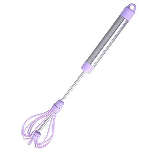 GRADENEVE 1Stück Manueller Eierbesen Einstellbarer Handmixer aus Lebensmittelechtem für Rühren von Eiern Teig und Butter für Backen von GRADENEVE