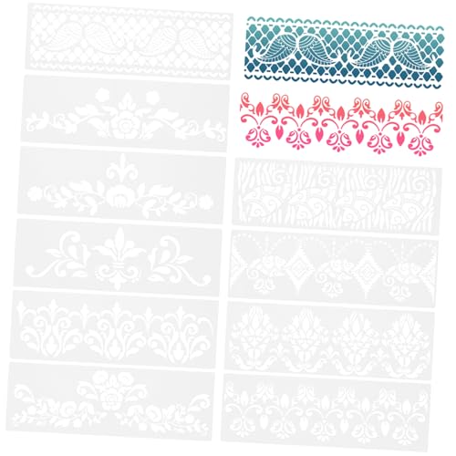 GRADENEVE 1satz Vintage Schablonen Dekorative Schablonen Für Bastelarbeiten Wiederverwendbare Muster Pet Für Kreative Projekte Und Wandgestaltung GRADENEVE 1satz Vintage Schablonen Dekorative Schablonen Für Bastelarbeiten Wiederverwendbare Muster Pet Für Kreative Projekte Und Wandgestaltung von GRADENEVE