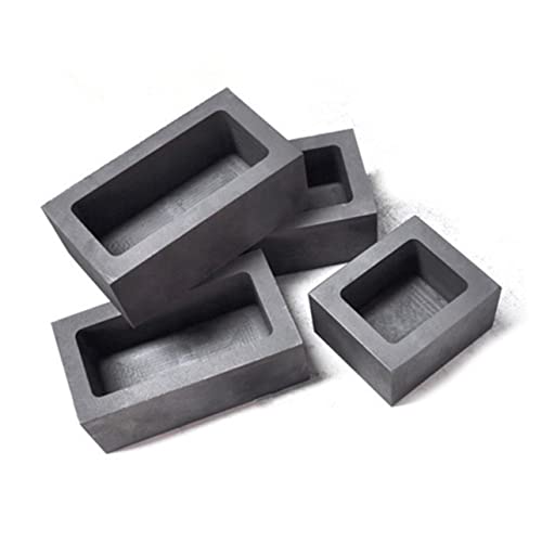 GRADENEVE 1stk Gießform Schmelzen Graphit-raffinierungsform Graphitofen Gussform Aus Silberbarrenform Gold Silberveredelungsform Schmelzguss Veredelungsform Graphitform Black von GRADENEVE
