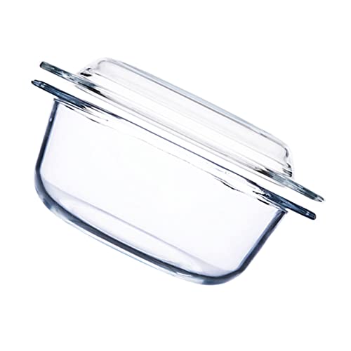 GRADENEVE Hitzebeständige Glasschüssel Mit Deckel Ofenglas-schüssel Mikrowellenofen-glaswaren Klar Robust Und Langlebig Sicher Für Mikrowelle Und Ofen von GRADENEVE