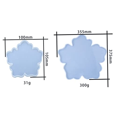 GRADENEVE 2 STÜCK DIY Silikonform für Kreative Blumen Mirror Crystal Epoxy Gießform Handgemachte und Untersetzer Basis für Heim und Bastelprojekte Weiß S GRADENEVE 2 STÜCK DIY Silikonform für Kreative Blumen Mirror Crystal Epoxy Gießform Handgemachte und Untersetzer Basis für Heim und Bastelprojekte Weiß S von GRADENEVE