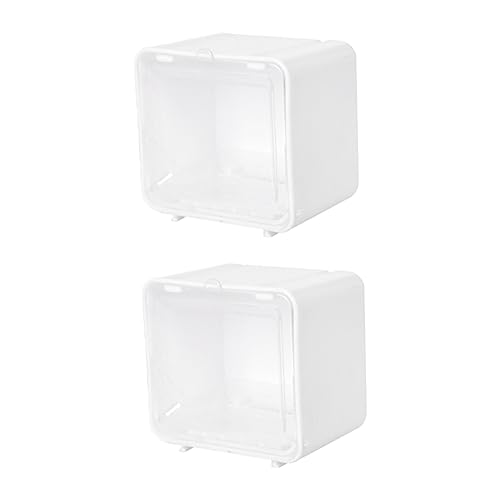 GRADENEVE 2 STÜCK Transparente Mini Aufbewahrungsbox Kompakte Schreibtisch Organizer für Klebeband und Bürobedarf Platzsparender Sundries Container mit Modischem Design Robust und GRADENEVE 2 STÜCK Transparente Mini Aufbewahrungsbox Kompakte Schreibtisch Organizer für Klebeband und Bürobedarf Platzsparender Sundries Container mit Modischem Design Robust und von GRADENEVE