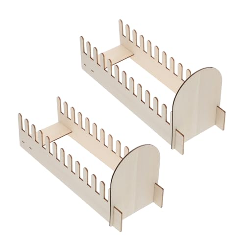 GRADENEVE 2 Stück Grußkartenständer Grußkartenhalter Display Grußkartendisplay Für Kartendisplayständer Displayständer Für Grußkarten Grußkartendisplay Aus Holz von GRADENEVE