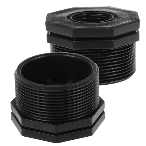 GRADENEVE 2 Stück Schottverschraubung Pp gewinde adapterset für Regentonnen Gartenschlauch Reparatur Langlebig Präzise Einsetzbar GRADENEVE 2 Stück Schottverschraubung Pp gewinde adapterset für Regentonnen Gartenschlauch Reparatur Langlebig Präzise Einsetzbar von GRADENEVE