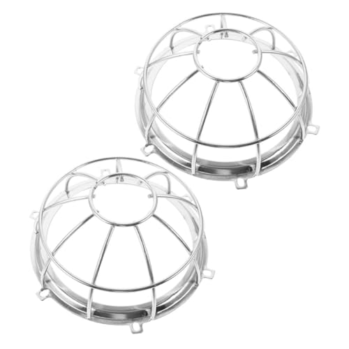 GRADENEVE 2 Stück Sprinkler Schutzabdeckung Feuerlöschschutzgehäuse Transparente Robuste Schutzhülle für Feuersprinkler Bruchsicher Kompatibel mit Gängigen Sprinklerköpfen Praktisches Design von GRADENEVE