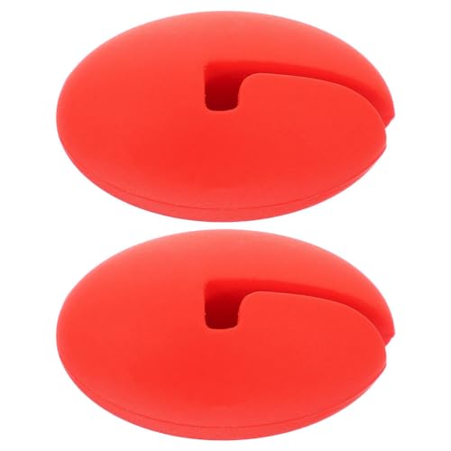 GRADENEVE 2stücke Silikon Thermometer Clip Temperaturfühler Halterung Für Töpfe Flexibler Und Hitzebeständiger Topfclip Für Präzise Messungen Beim Kochen von GRADENEVE