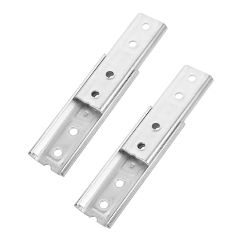 GRADENEVE 2 Stück Versteckter Metallverbinder Möbel Verbinder Teiliges Möbelhalterung Unsichtbar Stabile Befestigung für Bettgestell Wandmontage Sofa Möbel von GRADENEVE