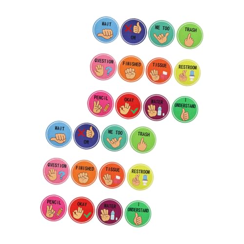 GRADENEVE 24 Stück Teiliges Pastell Handzeichen Poster für Grundschule und Kindergarten Visuelle Lernhilfen für Nonverbale Kommunikation Bulletin Board Dekoration Langlebige GRADENEVE 24 Stück Teiliges Pastell Handzeichen Poster für Grundschule und Kindergarten Visuelle Lernhilfen für Nonverbale Kommunikation Bulletin Board Dekoration Langlebige von GRADENEVE
