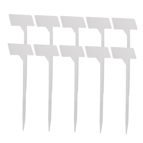GRADENEVE 25 Stück Teiliges Wetterfestes Pflanzenschild Robustem Kunststoff Lange Gartenstecketiketten für Draußen Praktische Pflanzenetiketten zur Einfachen Kennzeichnung von Kräutern und GRADENEVE 25 Stück Teiliges Wetterfestes Pflanzenschild Robustem Kunststoff Lange Gartenstecketiketten für Draußen Praktische Pflanzenetiketten zur Einfachen Kennzeichnung von Kräutern und von GRADENEVE