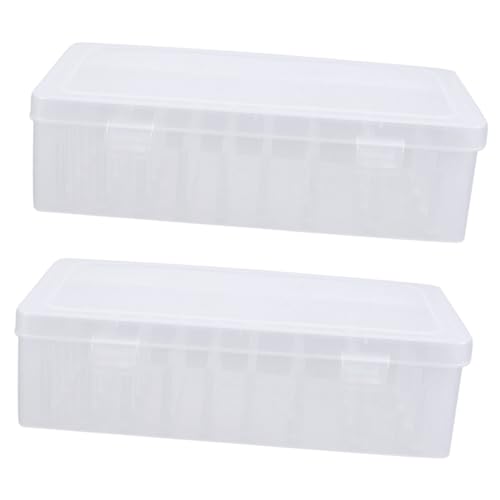 GRADENEVE 2stücke Slots Nähgarn-organizer Box Große Kapazität Für Garnrollen Zur Aufbewahrung Von Stick Und Nähgarn Transparentes Design Für Einfache Sichtbarkeit GRADENEVE 2stücke Slots Nähgarn-organizer Box Große Kapazität Für Garnrollen Zur Aufbewahrung Von Stick Und Nähgarn Transparentes Design Für Einfache Sichtbarkeit von GRADENEVE