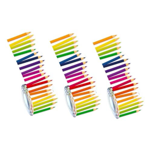 GRADENEVE 3 Rollen Pinnwand Bordüren mit Bleistiftmotiv Niedliche Cartoon Randgestaltung für Klassenzimmer Leichte Strapazierfähige Dekoration für Tafeln Schreibtische Wände und Partys von GRADENEVE