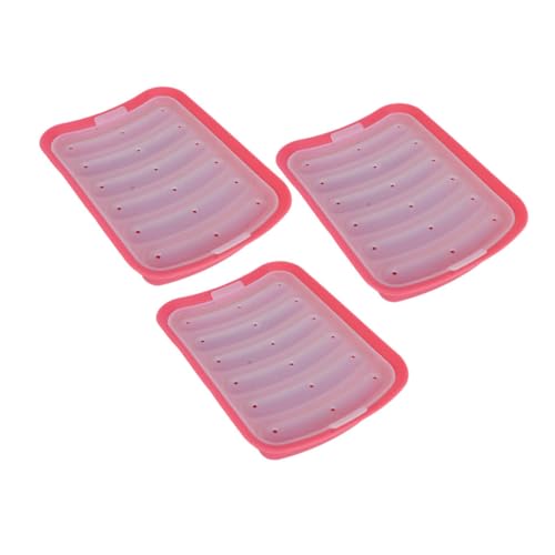 GRADENEVE 3 Stück Wiederverwendbare Silikon Saucenformen für Backen Hitzebeständige Bpa Freie DIY Hot Dog Formen Antihaftbeschichtet für Babynahrung und Hausgemachte Snacks GRADENEVE 3 Stück Wiederverwendbare Silikon Saucenformen für Backen Hitzebeständige Bpa Freie DIY Hot Dog Formen Antihaftbeschichtet für Babynahrung und Hausgemachte Snacks von GRADENEVE