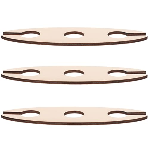 GRADENEVE 3Stücke Teiliges Holz Weinflaschenregal Kreatives Handgefertigtes Weinbecher Display für Zuhause Bar Robustes Langlebiges Design Khaki für Stilvolle Präsentation GRADENEVE 3Stücke Teiliges Holz Weinflaschenregal Kreatives Handgefertigtes Weinbecher Display für Zuhause Bar Robustes Langlebiges Design Khaki für Stilvolle Präsentation von GRADENEVE