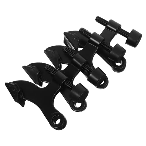 GRADENEVE 4 STÜCKE Verstärkter Verstellbarer Türscharnierstopper aus Dickem Zinklegierungsmetall Robust und Rostgeschützt Geeignet für Schiebetüren Flügeltüren und Französische Türen von GRADENEVE