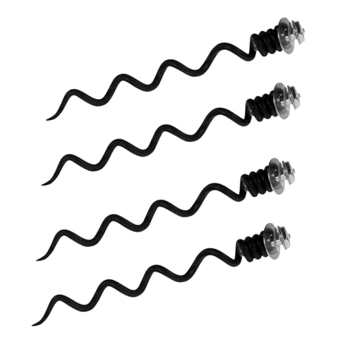 GRADENEVE 4Stücke Korkenzieher Weinöffner Spirale Metallspiralbit Ersatz für Korkenzieher Reparaturset Langlebige und Praktische Korkenzieher Zubehörteile für Weinliebhaber von GRADENEVE