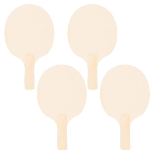 GRADENEVE 4 Unbemalte TischtennisschläGer Rohlinge Aus Holz Diy Tischtennis SchläGer FüR Kinder Und Erwachsene Ideal Zum Bemalen Und Basteln Perfekt FüR Spieler GRADENEVE 4 Unbemalte TischtennisschläGer Rohlinge Aus Holz Diy Tischtennis SchläGer FüR Kinder Und Erwachsene Ideal Zum Bemalen Und Basteln Perfekt FüR Spieler von GRADENEVE